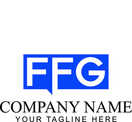 Obraz premium FFG Letter wordmark logo