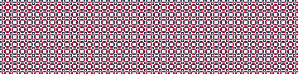 Fototapeta premium Abstract Cross Pattern Dots Logo generative computational art illustration