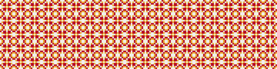 Abstract Cross Pattern Dots Logo generative computational art illustration