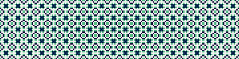 Abstract Cross Pattern Dots Logo generative computational art illustration