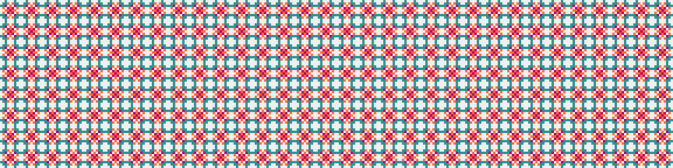 Abstract Cross Pattern Dots Logo generative computational art illustration