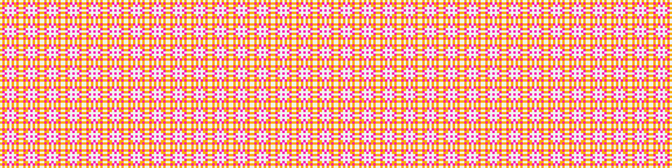 Abstract Cross Pattern Dots Logo generative computational art illustration