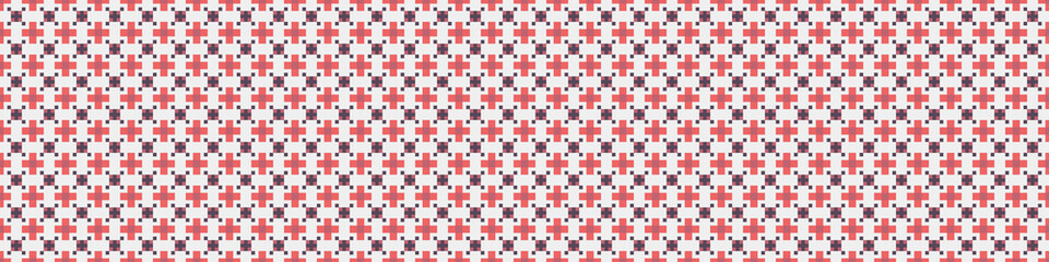 Abstract Cross Pattern Dots Logo generative computational art illustration