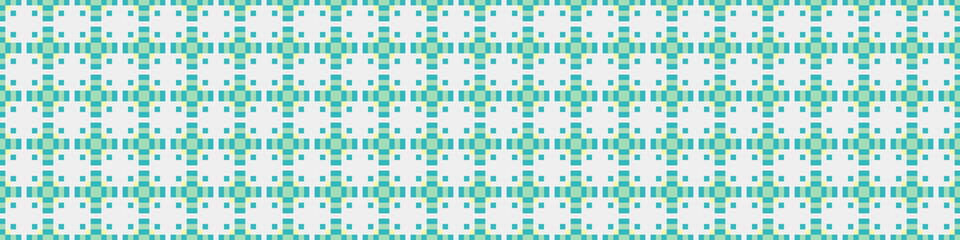 Abstract Cross Pattern Dots Logo generative computational art illustration