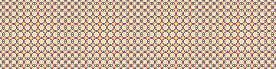 Abstract Cross Pattern Dots Logo generative computational art illustration