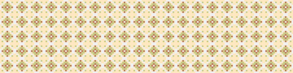 Fototapeta premium Abstract Cross Pattern Dots Logo generative computational art illustration