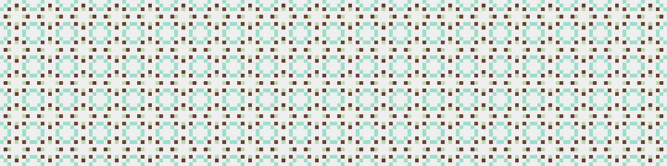 Fototapeta premium Abstract Cross Pattern Dots Logo generative computational art illustration