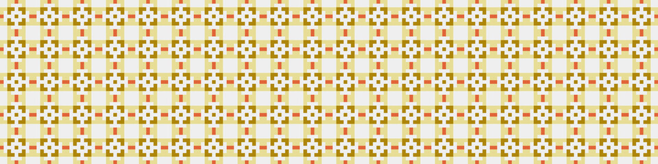 Fototapeta premium Abstract Cross Pattern Dots Logo generative computational art illustration