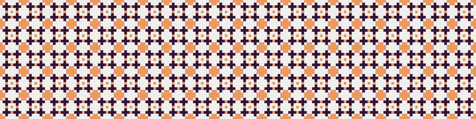 Abstract Cross Pattern Dots Logo generative computational art illustration