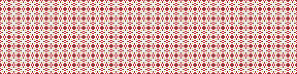 Fototapeta premium Abstract Cross Pattern Dots Logo generative computational art illustration