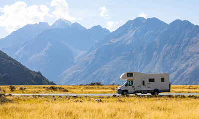 キャンピングカーでの旅　ニュージーランド