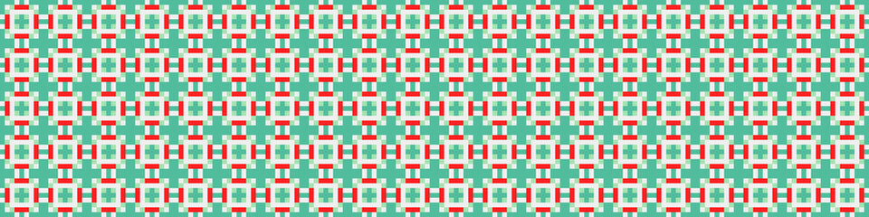 Abstract Cross Pattern Dots Logo generative computational art illustration