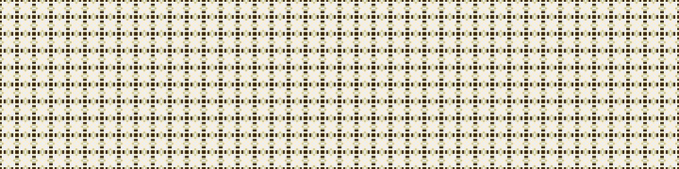 Fototapeta premium Abstract Cross Pattern Dots Logo generative computational art illustration