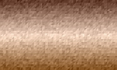 Beautiful Brown polygonal background, digitally created