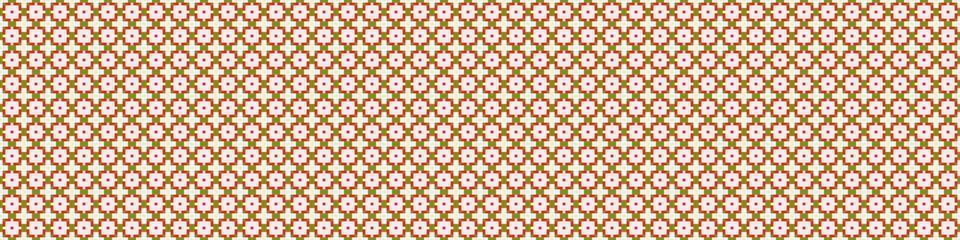 Abstract Cross Pattern Dots Logo generative computational art illustration