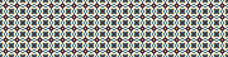 Abstract Cross Pattern Dots Logo generative computational art illustration