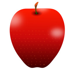 Obraz premium red apple