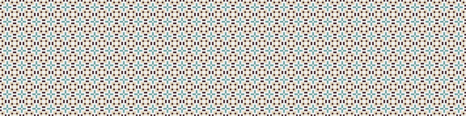 Abstract Cross Pattern Dots Logo generative computational art illustration