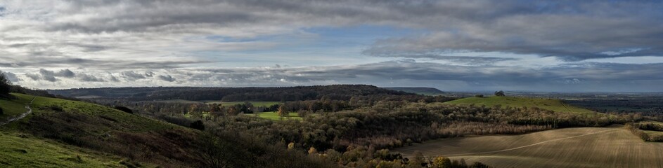 Fototapeta premium Chequers from Coombe Hill