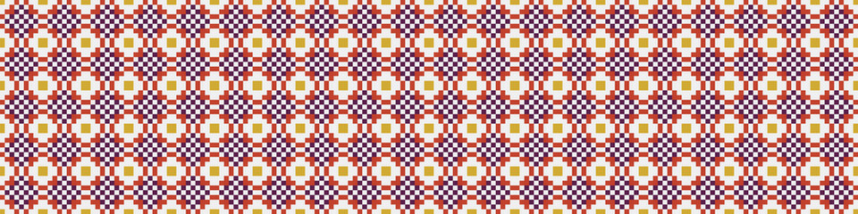 Abstract Cross Pattern Dots Logo generative computational art illustration