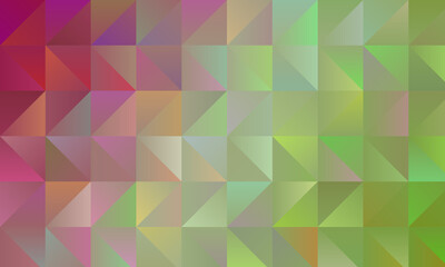 Obraz premium Pretty Red and light green polygonal background, digitally created