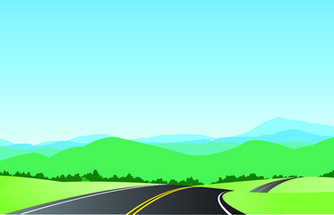 road to the mountains