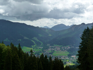 Teufelstattkopf mountain, hiking tour, Bavaria, Germany