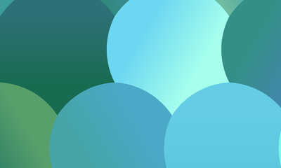 Positive Purple and light blue circles background, digitally created