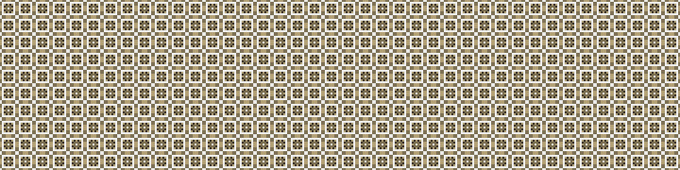 Fototapeta premium Abstract Cross Pattern Dots Logo generative computational art illustration