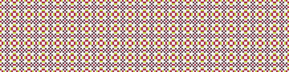 Fototapeta premium Abstract Cross Pattern Dots Logo generative computational art illustration