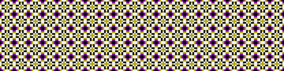 Abstract Cross Pattern Dots Logo generative computational art illustration