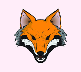 red fox head