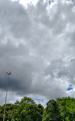 Fototapeta premium turbine and clouds