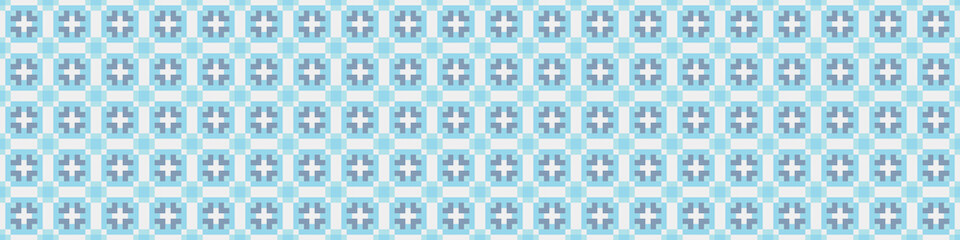 Abstract Cross Pattern Dots Logo generative computational art illustration