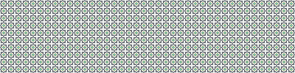 Abstract Cross Pattern Dots Logo generative computational art illustration