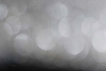 Bokeh of lights on black background