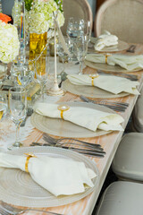 Social events reception; Tables decorated for events: Parties, birthdays, weddings, and other events.