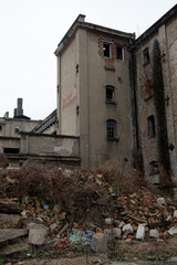 Fototapeta na wymiar Fabrik Ruinen DDR
