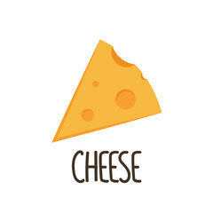 Cheese symbol. cheese logo design. 