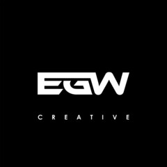EGW Letter Initial Logo Design Template Vector Illustration	
