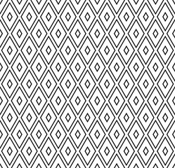 Seamless geometric diamonds pattern.
