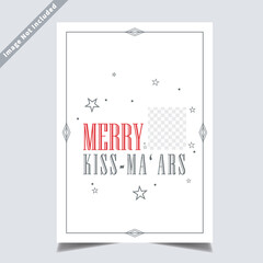 Christmas cards. Design layouts for Merry Xmas with Flyer, Banner, Social Media , Background etc