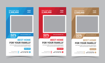 Real Estate Instagram Story Template Design