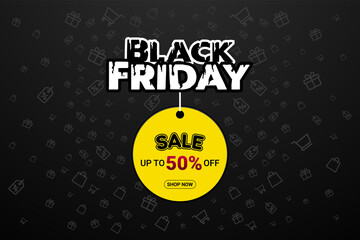 Black Friday, Sale and discounts banners	