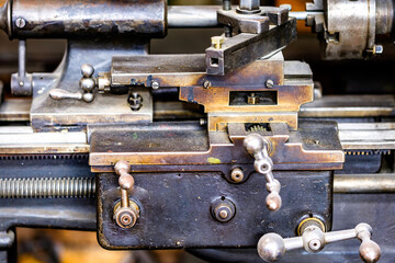 old workbench at a farm