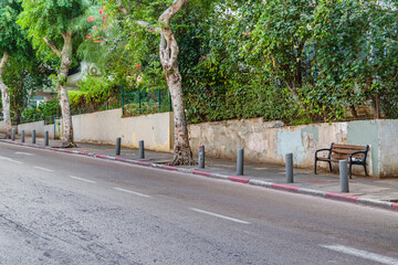 Empty Avenue, Tel Aviv, Israel