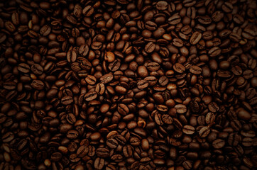 Roasted coffee beans