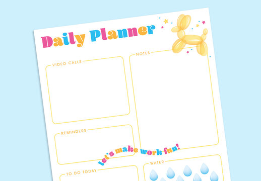 Fun Daily Planner