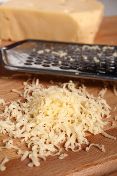 Grated cheese and fine grater