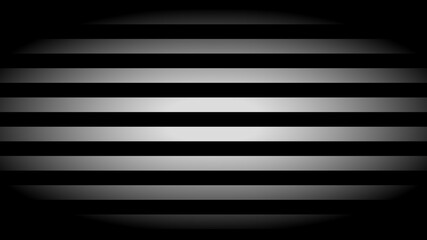 Screen Horizontal Grey Lines in Black Vignette Abstract Background	